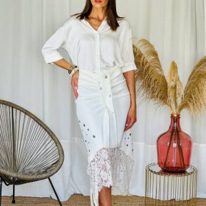 Falda Design Blancas