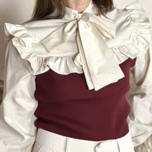 Suéter Combinado Camisa