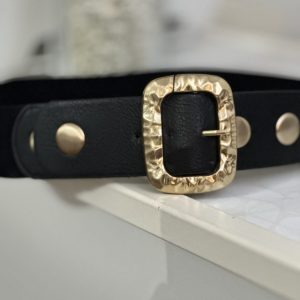 Cinturón Design Tachas Negro