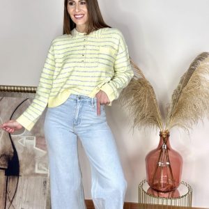 Jeans Wide Leg Lavado