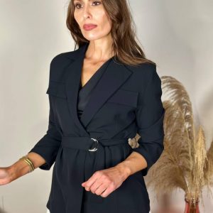 Blazer Lazada Hebilla Negra