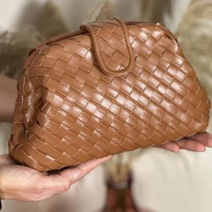 Bolso Trenzado Marrón